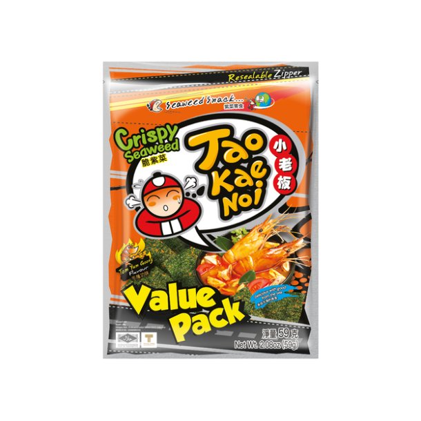 Crispy Seaweed Tom Yum Goong (TaoKaeNoi) - 59gr.