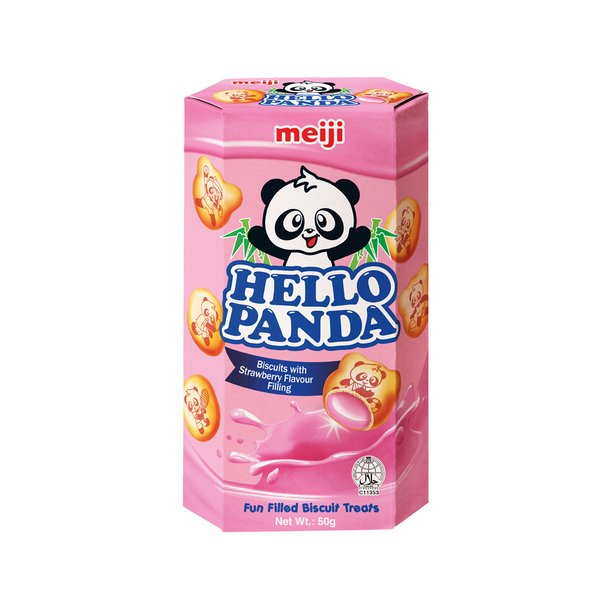 Hello Panda - Strawberry (Meiji) - 50gr.