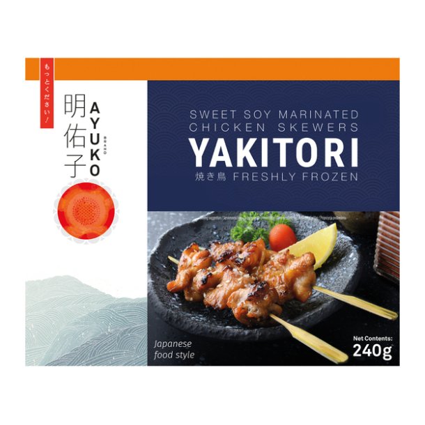Yakitori Chicken Skewers (Ayuko) - 240gr.