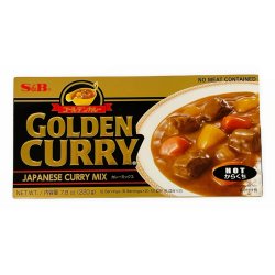Golden Curry Block - Hot (S&B) - 2 x 110gr.