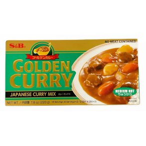 Golden Curry Block - Medium Hot (S&B) - 2 x 110gr.