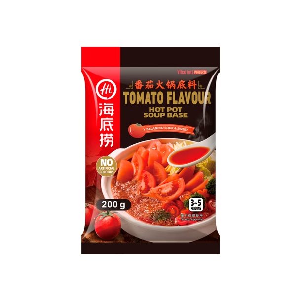Hot Pot Soup Base - Tomato (Yihai) - 200gr. 