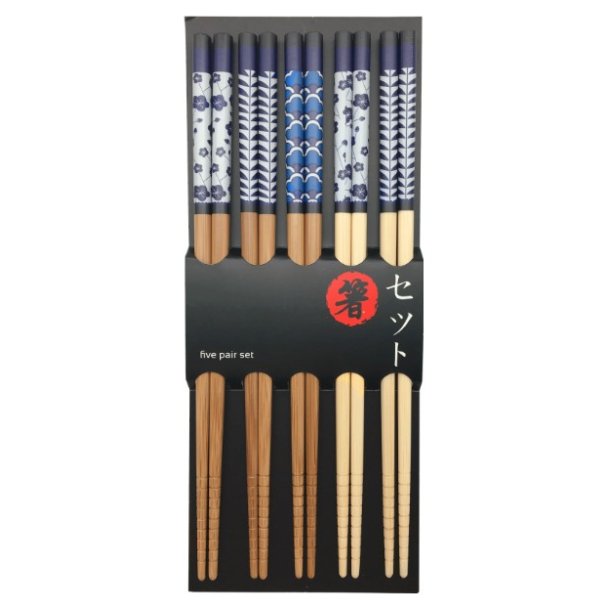 Spisepinde - Blue Patterns 