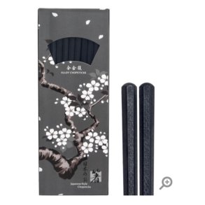 Alloy Chop Sticks (10 pairs) - Japan Style