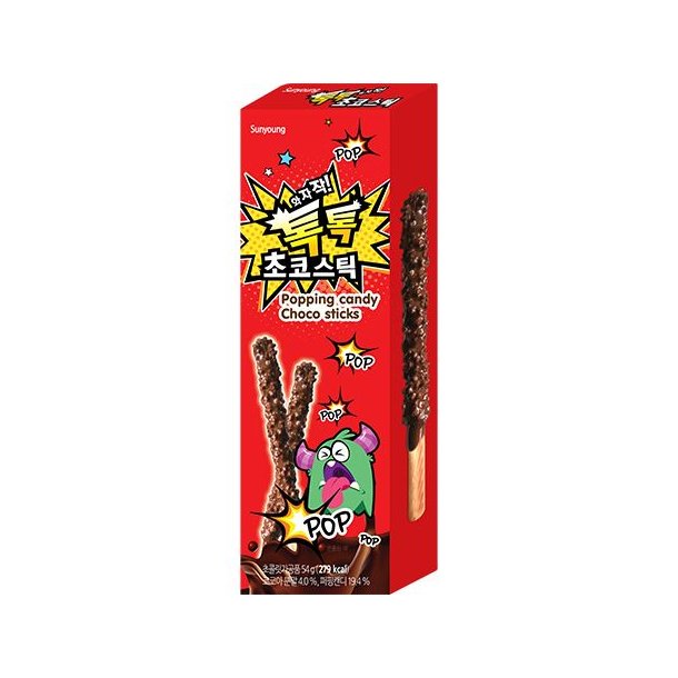 Popping Choko Sticks (Sunyoung) - 54gr.