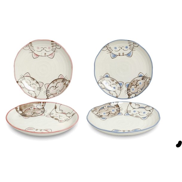 Plate Set - KitKats, porceln (Edo Japan Design)