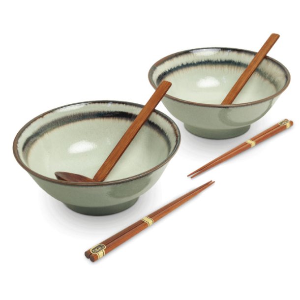 Ramen Bowl Set - Wasabi (Edo Japan Design)