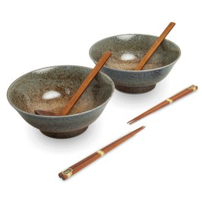 Ramen Bowl Set - Kiruna, porcel�n (Edo Japan Design)