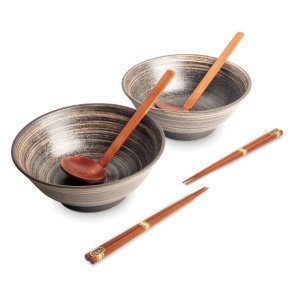 Ramen Bowl Set - Uzu Brown (Tokyo Design Studio)