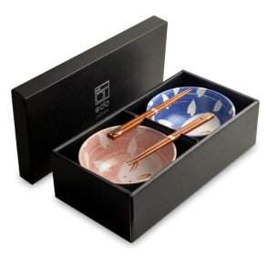 Udon Bowl Set - Rabbits porceln (Edo Japan Design)