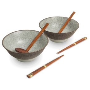 Ramen Bowl Set - MiniTiles (Edo Japan Design)