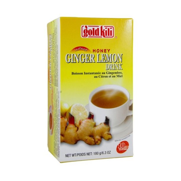 Instant Ginger/Lemon Tea (Gold Kili) 24x18x10gr.