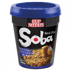 Soba Cup Noodles, Yakitori Chicken (Nissin) 89gr.