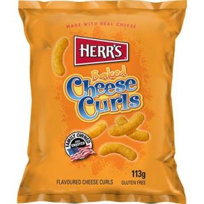 Baked Cheese Curls (Herr's) - 113gr.