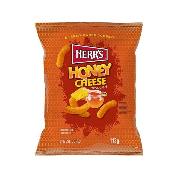 Honey Cheese Curls (Herr's) - 113gr.