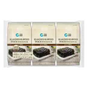 Seaweed Snack w/Olive Oil 3-pack (CJO) - 3 x 4,5gr.