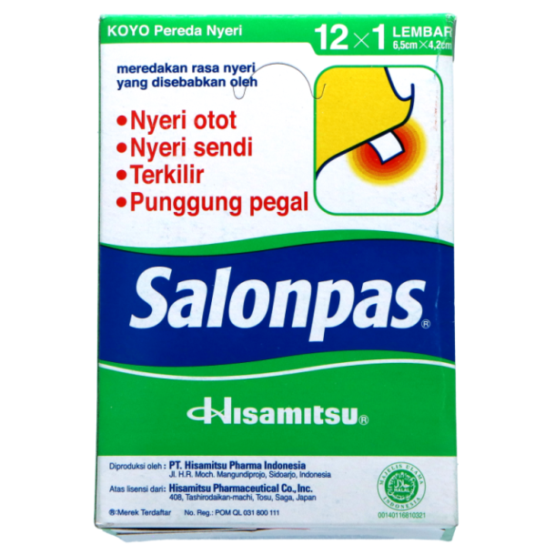 Medicated Patch (Salonpas) - 10 patches