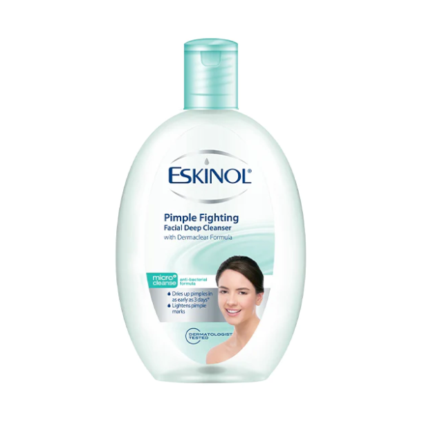 Facial Cleaner (Eskinol) Pimple Fighting - 225ml.