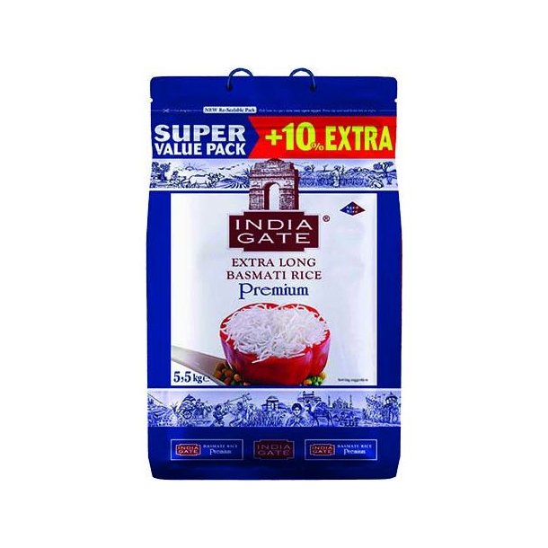 Basmati Rice (India Gate) - 5,5kg.