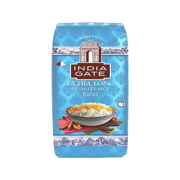 Basmati Rice (India Gate) - 1kg.