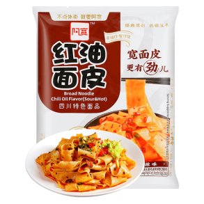 Broad Noodle Spicy Hot & Sour Flavor (Hi A'Kuan) - 115gr. 