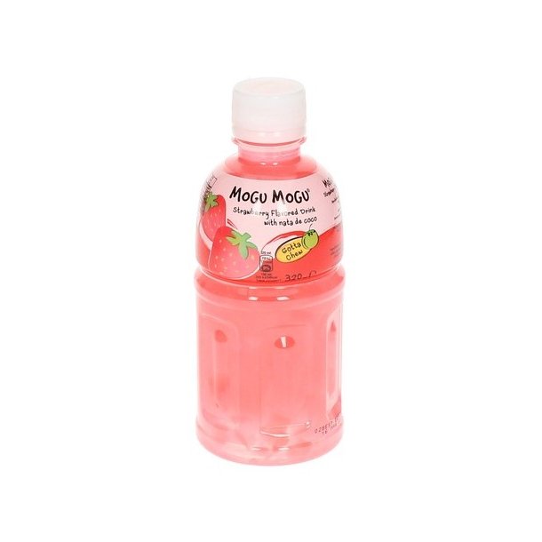 Mogo Mogu Strawberry w/Nata de Coco - (Sapp) - 320ml.