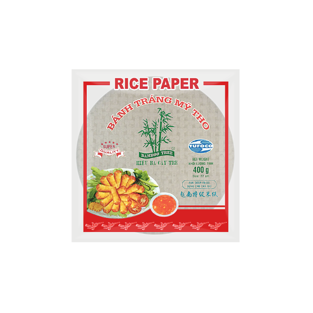Rice Paper ( Deep-Fried) 22cm (Bnh Trng M Tho) - 400gr.