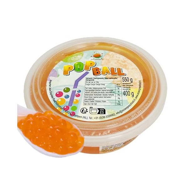 Popball Boba Perler Mango-smag (PINSHAN) - 550g