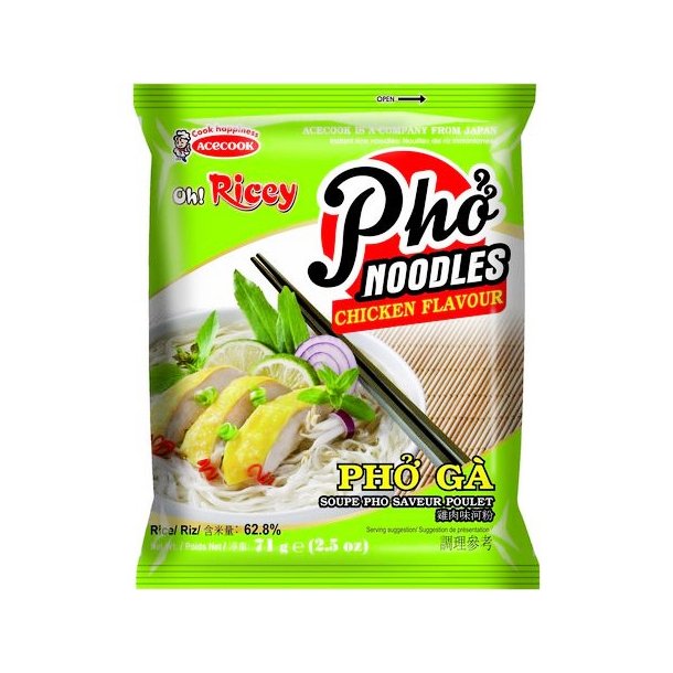 Ph� Noodles Chicken (Acecook) - 71gr. 