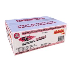 Carbonara Bacon BOX (MAMA) - jumbo 20 x 85gr.