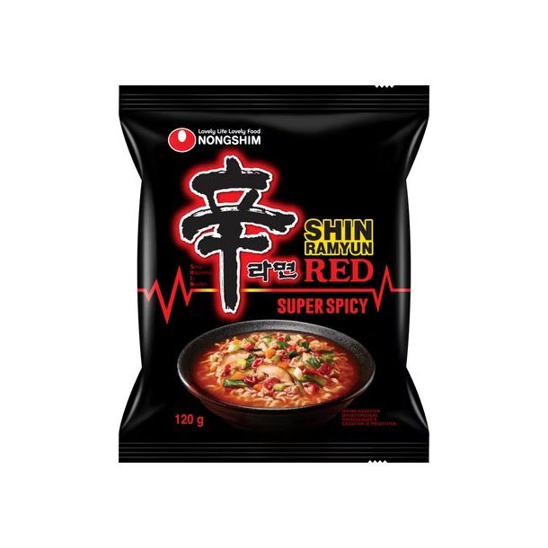 Shin Ramyun Red Super Spicy (NongShim) - 120gr.