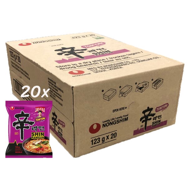 NongShim - Gourmet Spicy - Tom Yum - 20 x 123gr.