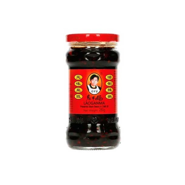 Black Beans in Chili Oil (Laoganma) - 280gr.