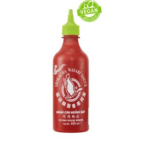 Chili Sauce w./Wasabi 51% (Flying Goose) - 455ml.