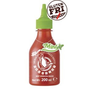 Hot Chili Sauce w/Mint 61% (Flying Goose) 200ml.