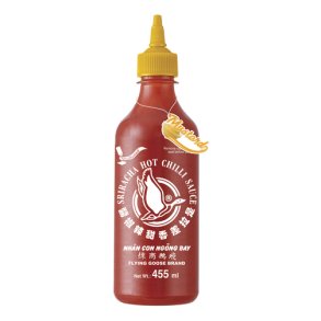 Chili Sauce Hot 61% w/Mustard (Flying Goose) - 455ml.