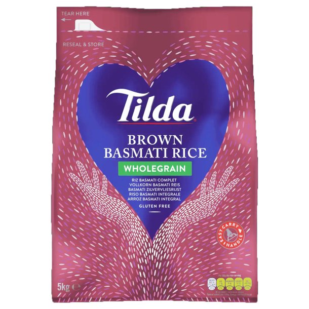 Brown Basmati Rice (Tilda) - 5kg.