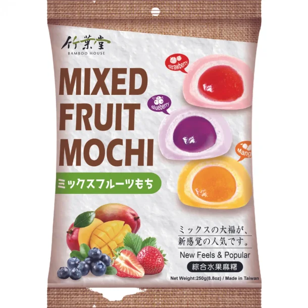 Mixed Fruit Mochi (Bamboo House) - 250gr.