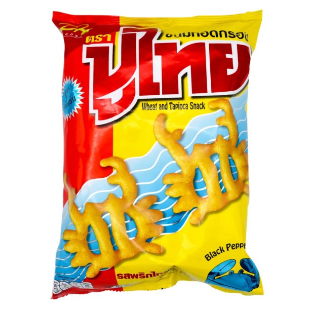 Crispy Corn Chips Black Pepper (PuThai) - 55gr.