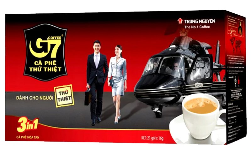 Instant G7 Coffee 3in1 Legend (Trung Nguyen) - 21 x 16gr.