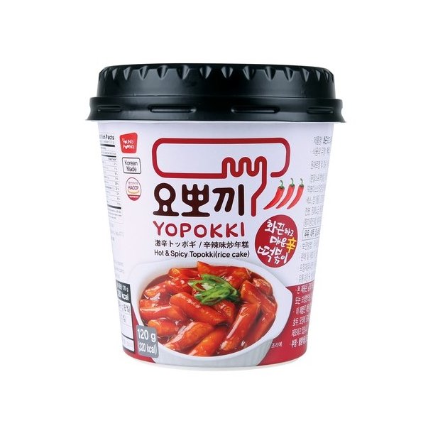 Topokki - Hot &amp; Spicy (Yopokki) - 140gr.