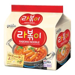 Rabokki Noodle 4-Pack (Paldo) - 4 x 135gr.