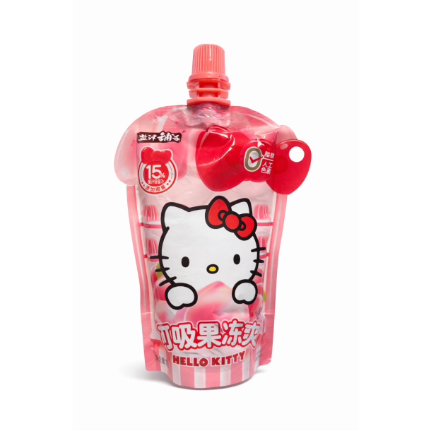 Jelly Pouch Peach Flavour (YJPZ) - 125gr.