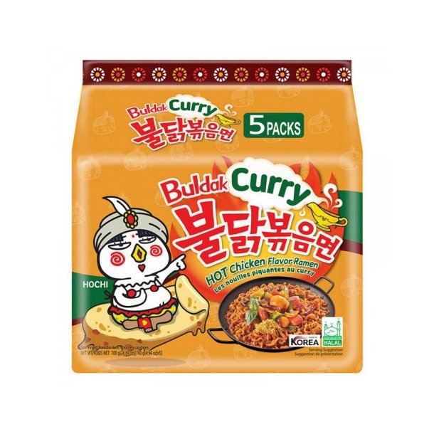 Hot Chicken Curry (SamYang) - 5x140gr.