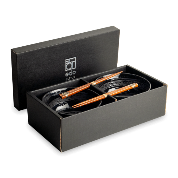 Udon Bowl Set - Obsidian, porcel�n (Edo Japan Design)