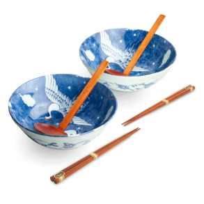 Ramen Bowl set - Crane (Tokyo Design Studio)