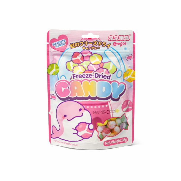 Freeze Dried Rainbow Sour Candy (JJLD) - 38gr.