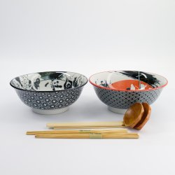 Ramen Bowl set - Asakusa 2 (Tokyo Design Studio)