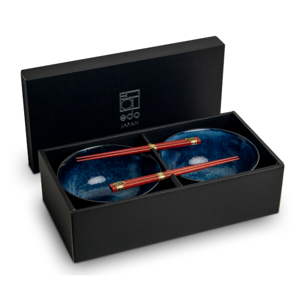 Udon Bowl Set - Izayoi, porceln (Edo Japan Design)