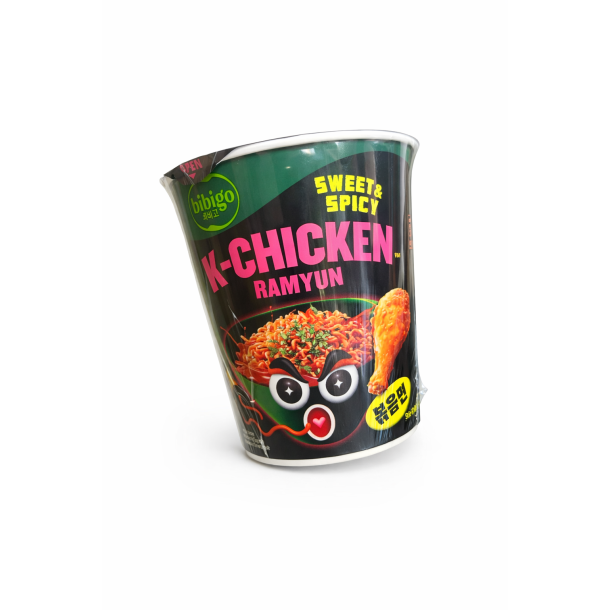 Ramyun K-Chicken Sweet &amp; Spicy Cup (Bibigo) 98gr.